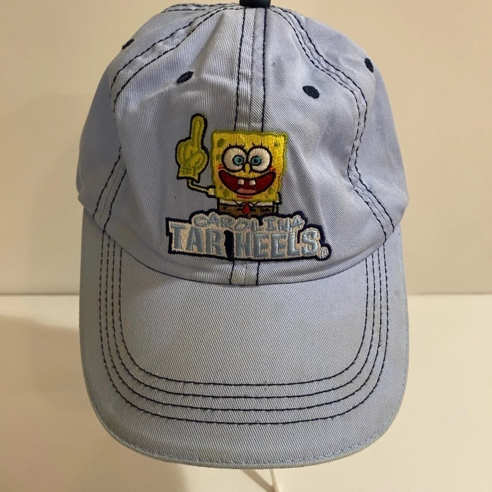 Nickelodeon by Outdoor Cap SpongeBob/Carolina Tarheels Kid Strap back Hat (CN)